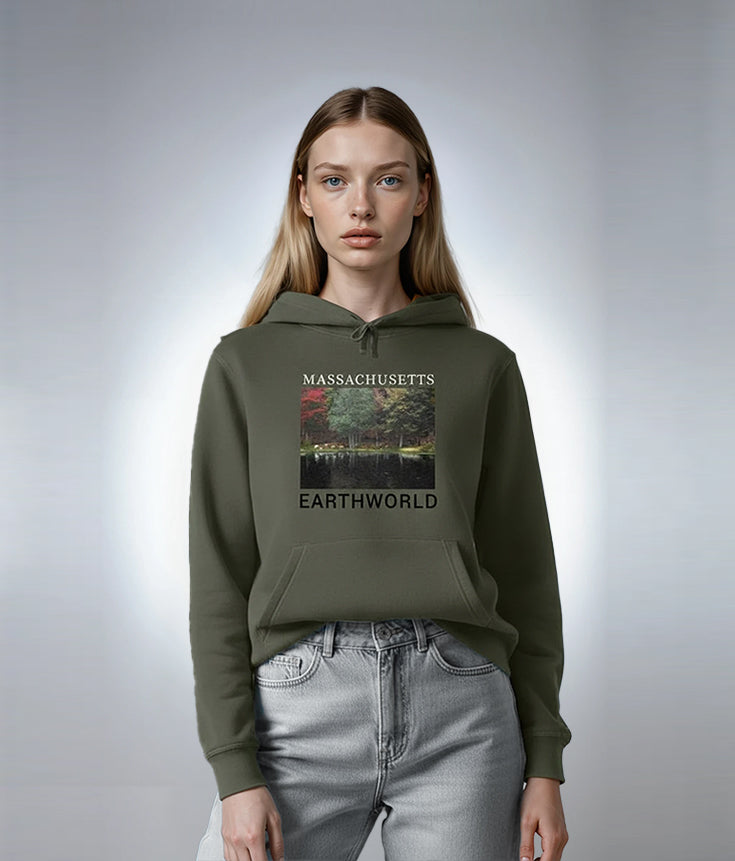 MASSACHUSETTS hoodie Khaki