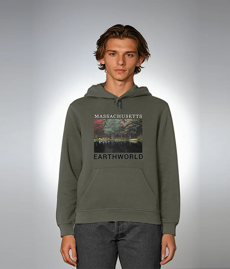 MASSACHUSETTS hoodie Khaki